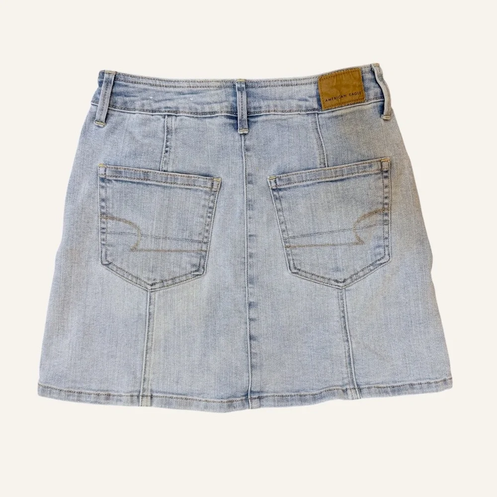 American Eagle Outfitters Light Blue‎ Denim Mini Skirt Size 4
